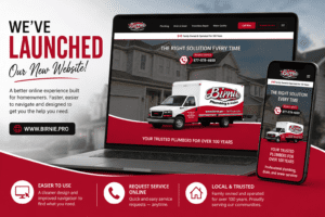 Birnie Plumbing & Drains Launches a New Website Focused on Faster Service & Better Homeowner Resources