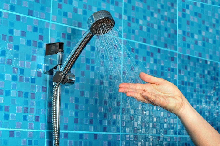 Hot water